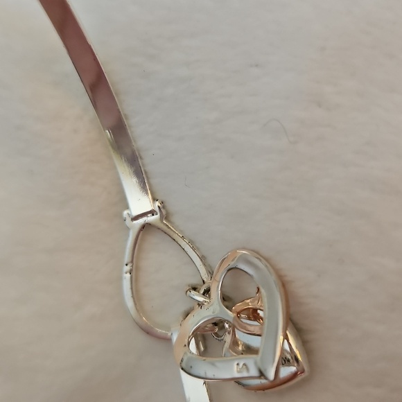 LA Friends Forever Hearts Bangle Bracelet - Picture 6 of 7